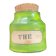 Mado Jolain's tea pot in green glazed ceramic