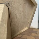 Travertine coffee table