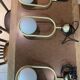 Suspension BIux C Ball S1 white and gold