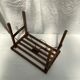 Small folding table in vintage oak wood dimension: H-34cm-L-42cm- Pr-26cm-