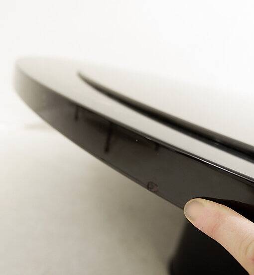 Large Coffee Table by Antonio Lupi 1/1 Black granite top - italy