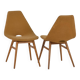 Vintage decorative chairs (c.1950). Set of 2