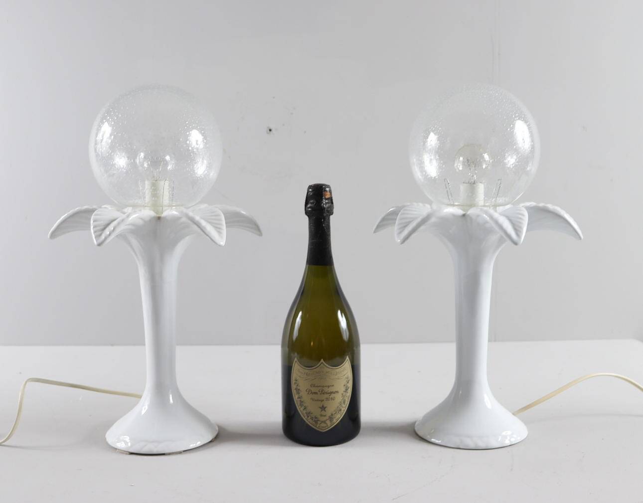 Michael Anderson. In the style of. Pair of table lamps, Hollywood Regency, 1970s.