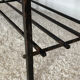 Vintage 50s design wood and metal coffee table