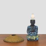 Vintage Scandinavian ceramic lamp Soholm 1950