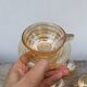 6 Italian amber glass coffee cups 1970s