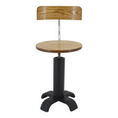 1950s Swivel Design Desk Chair , Czechoslovakia