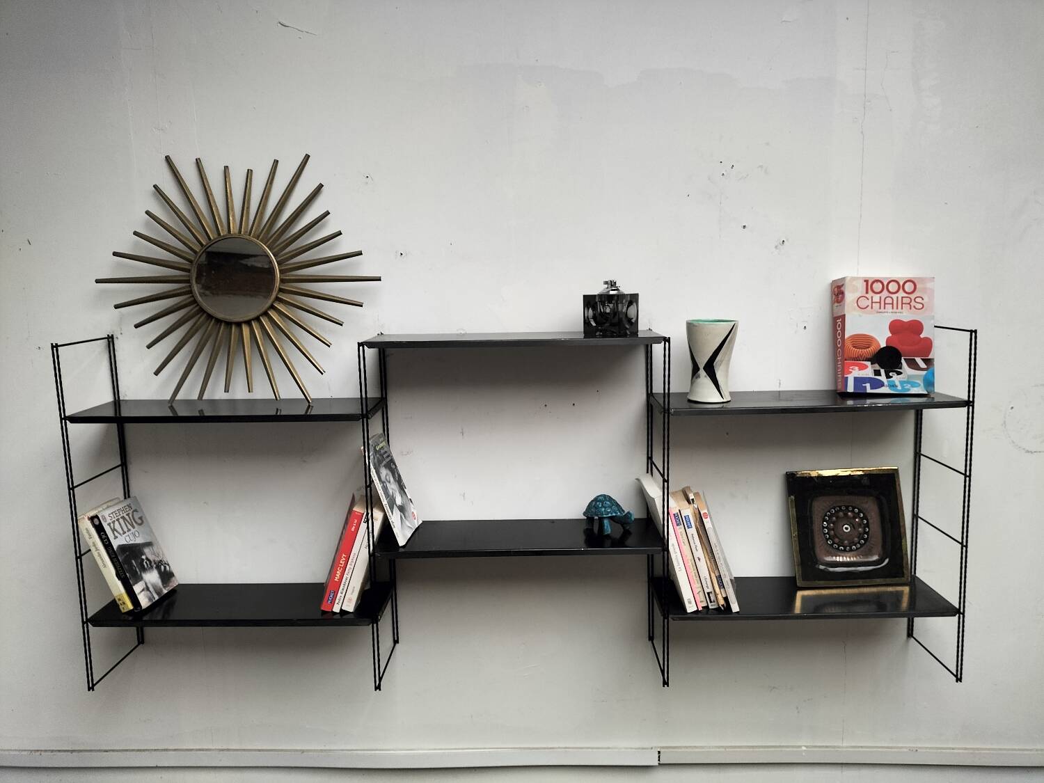 Étagère modulable en metal