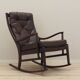 Beech rocking chair, Danish design, 1980s, production: Denmark