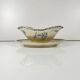 Sauceboat model "Carnation", KG Lunéville, ironstone, 19th century