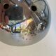 5-light vintage 70s chrome cascade pendant light