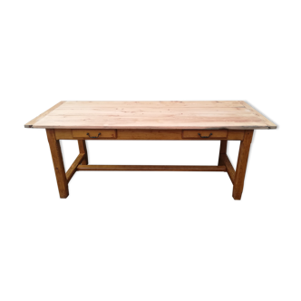 Oak farmhouse table