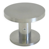 Table d'appoint Velca en acier poli | design moderne