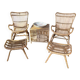 Rocking Chair, footrest, coffee table Sika Design Original
