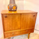Vintage Scandinavian bar cabinet – compact sideboard from the 1960s