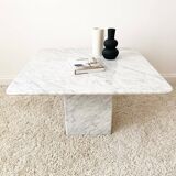 Carrara marble coffee table (Italy)