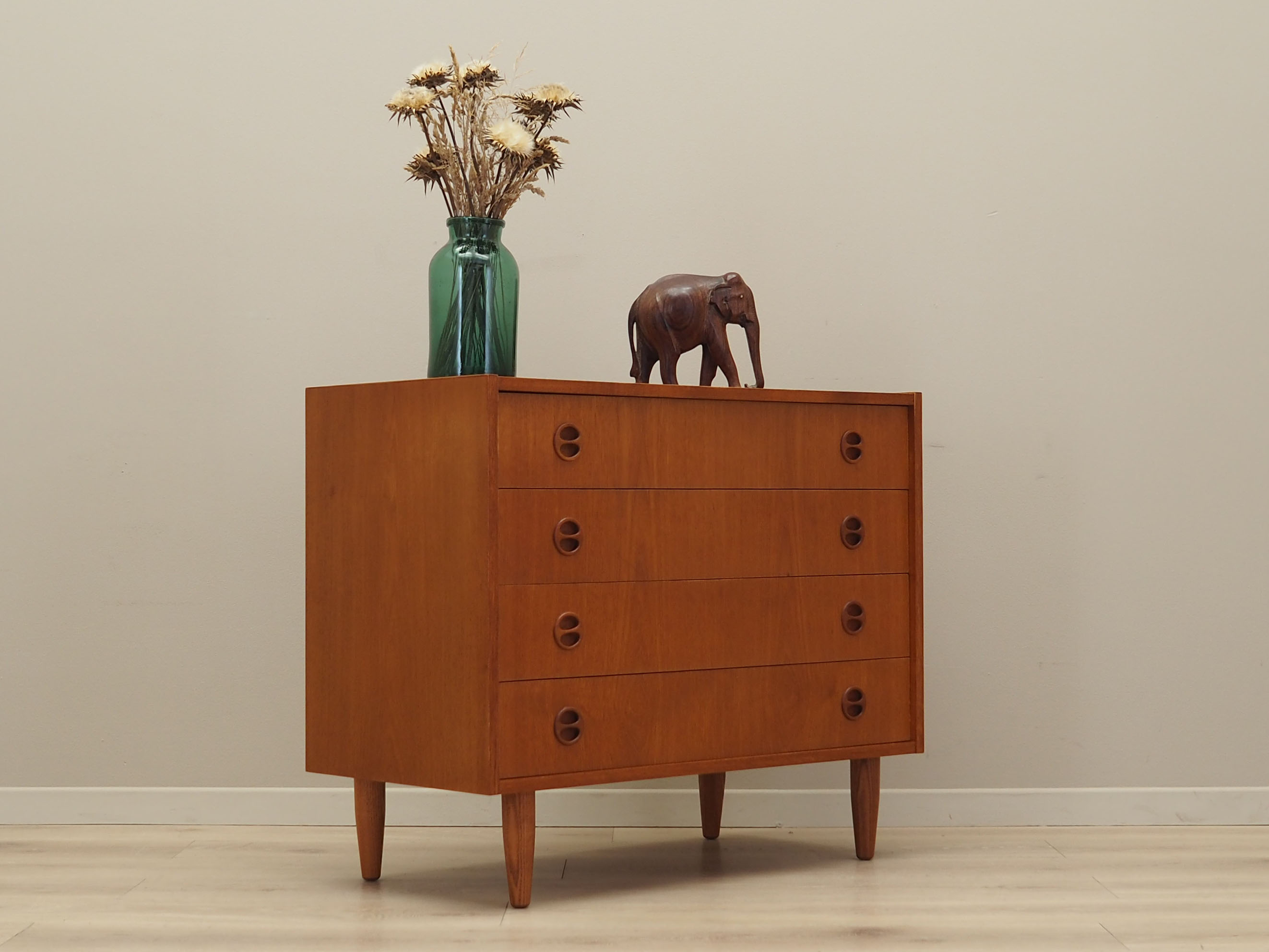 Commode en teck, design danois, années 1970, Danemark