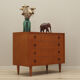 Commode en teck, design danois, années 1970, Danemark