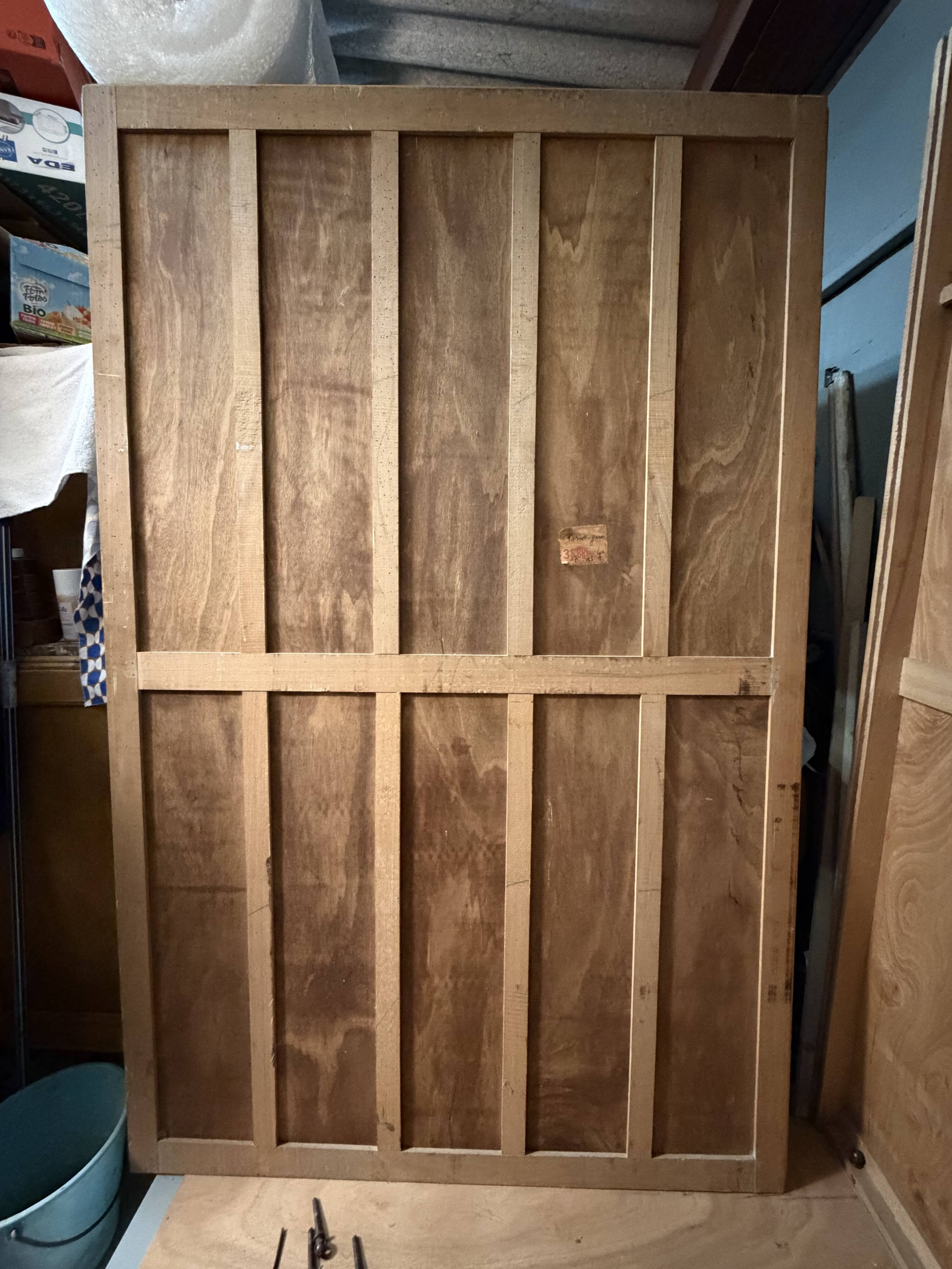 Parisian Art Deco wardrobe with sliding doors.