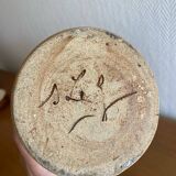 Stoneware carafe design signed