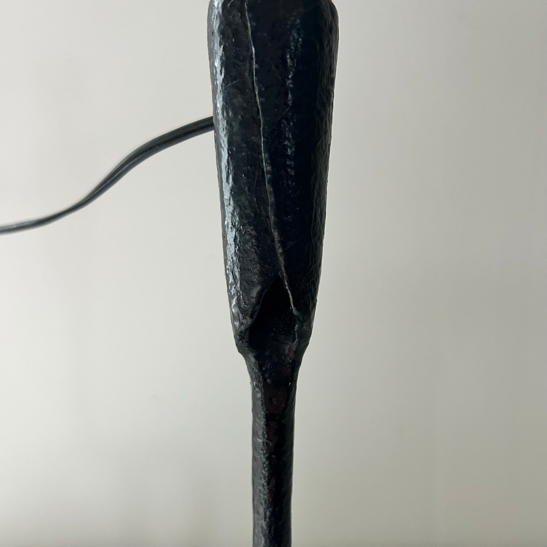 Brutalist sculpture lamp base
