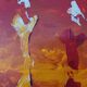 Triptych painting