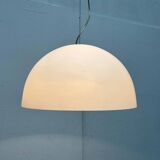 Postmodern Italian glass pendant lamp model Gaia by Luciano Cesaro for Tre Ci Luce, 1980s, set of 2.