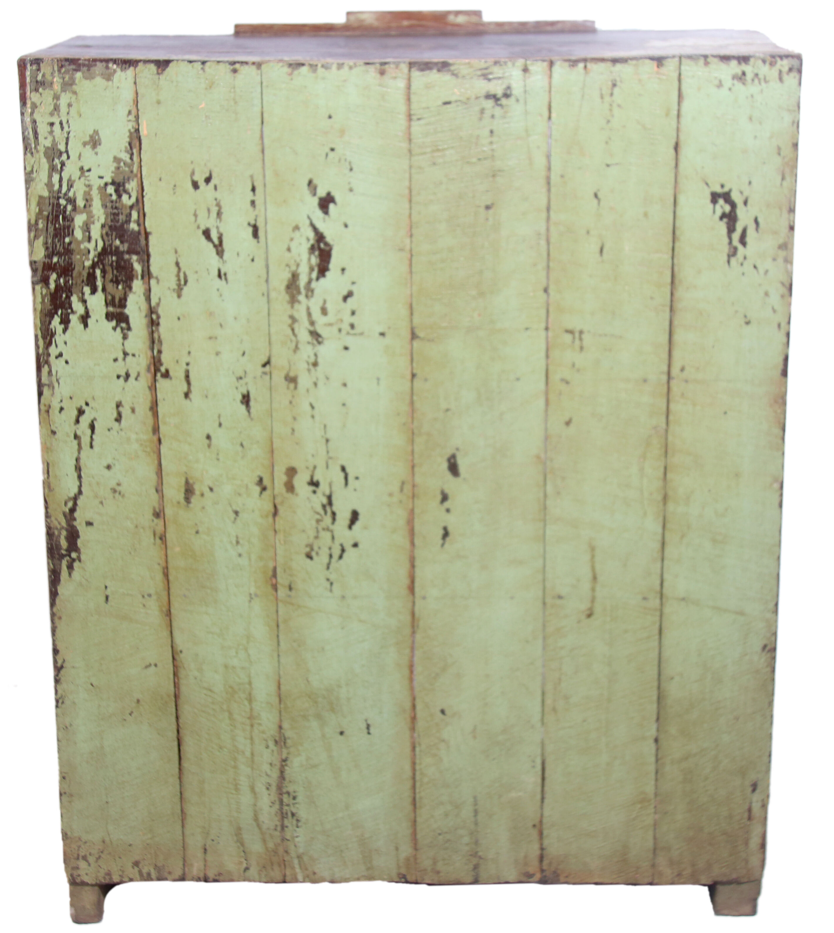 Vaisselier vitrine en teck birman ancien