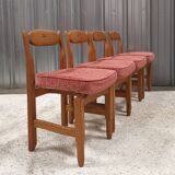 Set of 4 Guillerme et Chambron designer chairs, Votre Maison edition