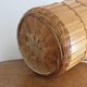 Cache pot en bambou rotin années 70