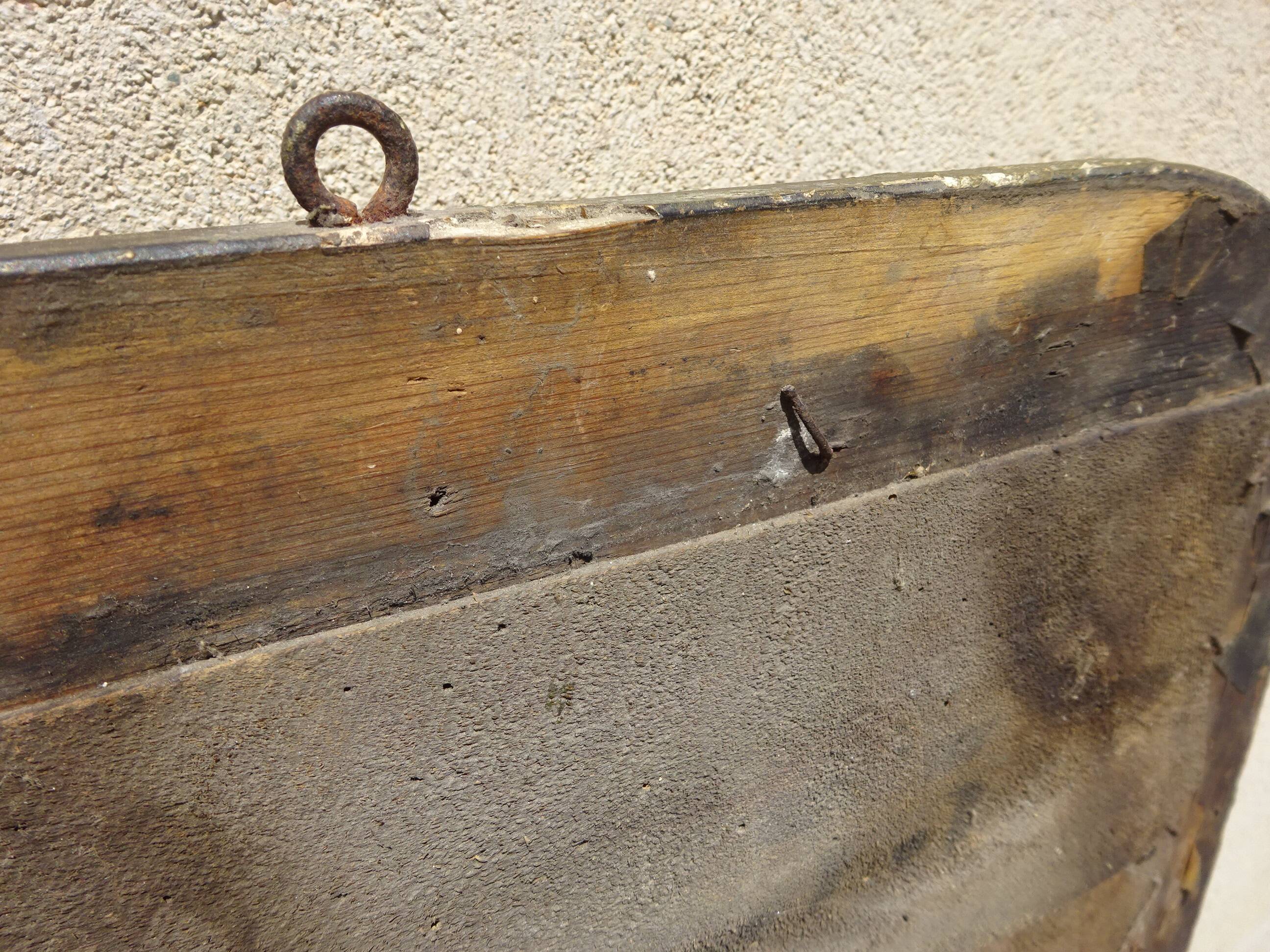 Antique gilded mirror, Louis Philippe, 45x54cm