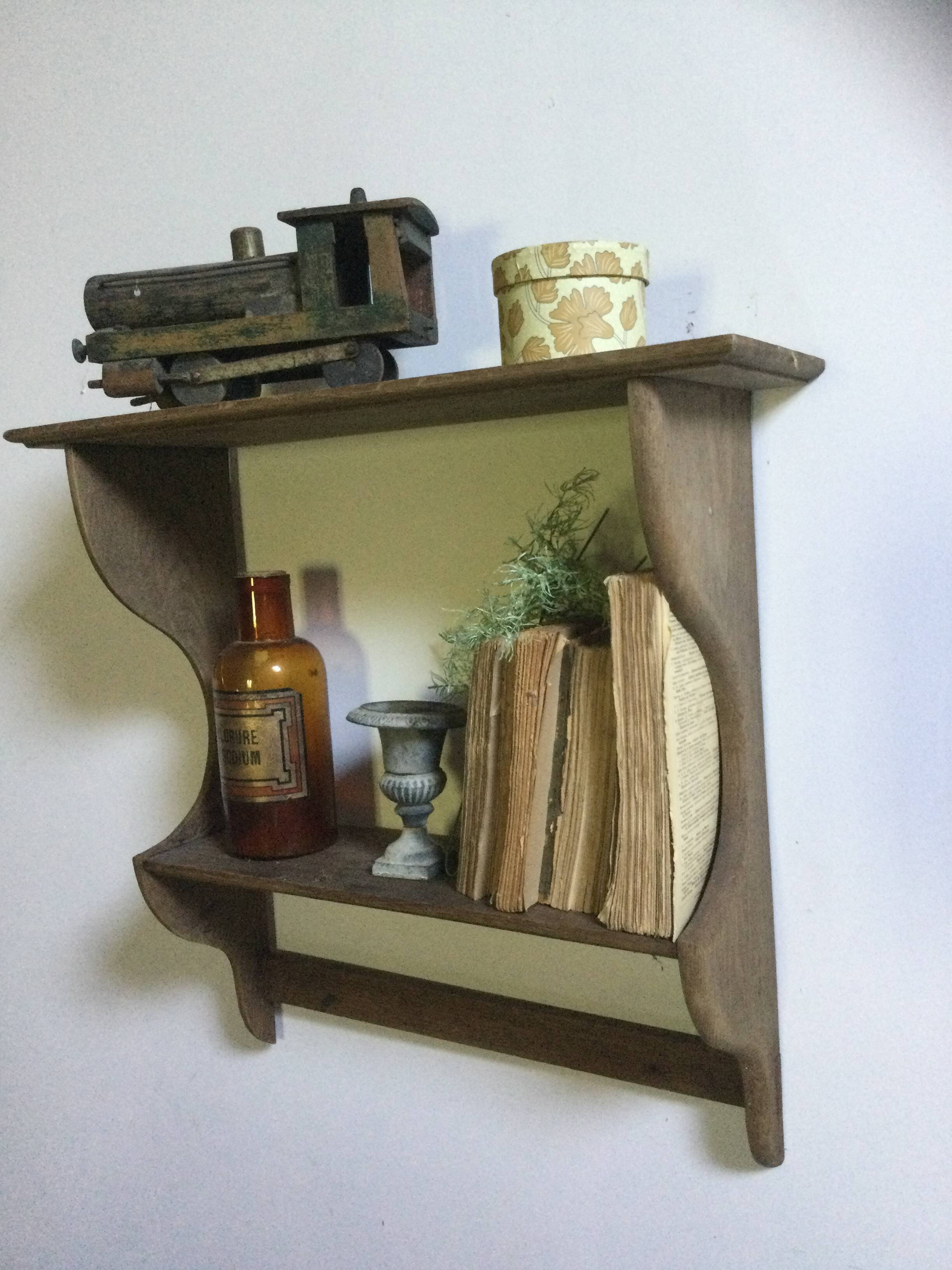 Antique wall shelf
