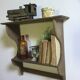 Antique wall shelf