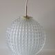 Suspension boule verre vintage