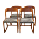 Set of 4 chairs 'sled' edited by Baumann
