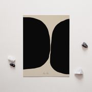 Framed abstract giclee art print 50x70cm