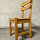 6 brutalist dining chairs