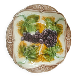 Assiette en barbotine