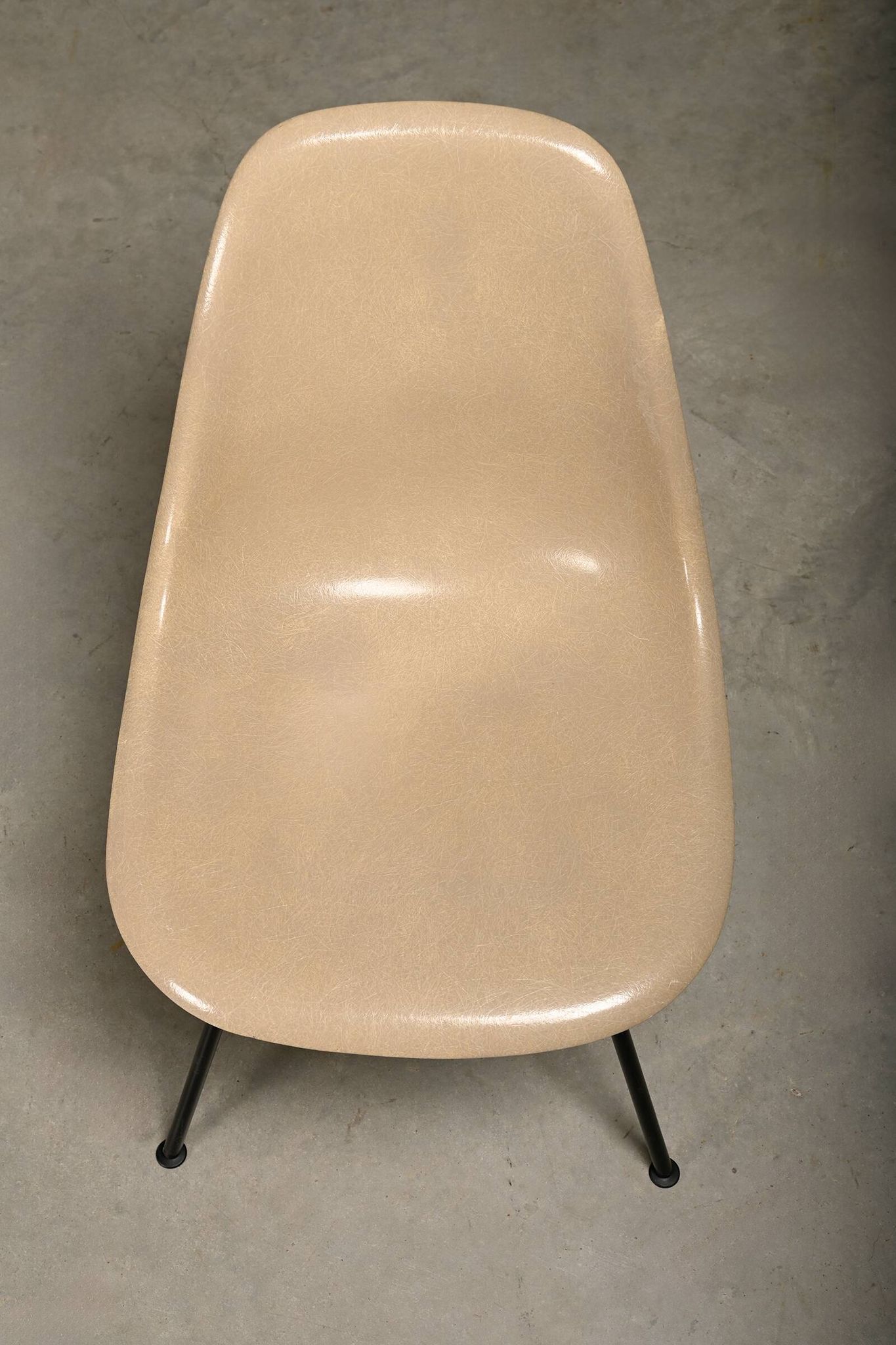 Ensemble de chaises d'appoint en fibre de verre Charles & Ray Eames DSX multicolores pour Herman Mi