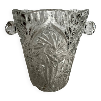 Vintage Glass Ice Bucket