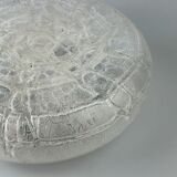 60s 70s ceiling lamp Plafoniere Ice Glass Doria Germany Space Age Design