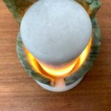 Postmodern stone table lamp, 1980s