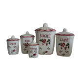 Sarreguemines spice pots