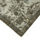 Handmade hi-low pile oriental grey rug, 1980s, 206 cm x 297 cm