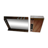 Vintage bathroom lodge mirror