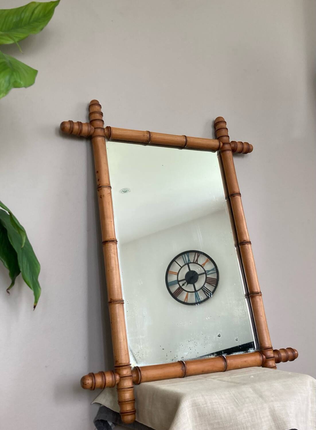 Bamboo Mirror 19th Century