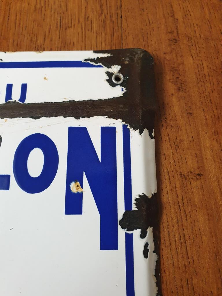 Enamelled plate wines of postillon