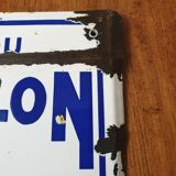 Enamelled plate wines of postillon