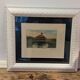 Original etching signed Schlumberger Vichy Bellerive the Allier golf chalet