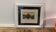 Original etching signed Schlumberger Vichy Bellerive the Allier golf chalet